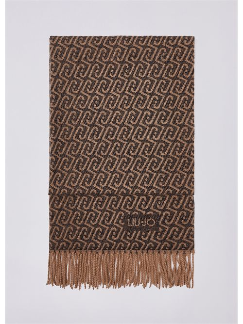 Stola con logo monogram LIU JO | 2F6028T2742/22222